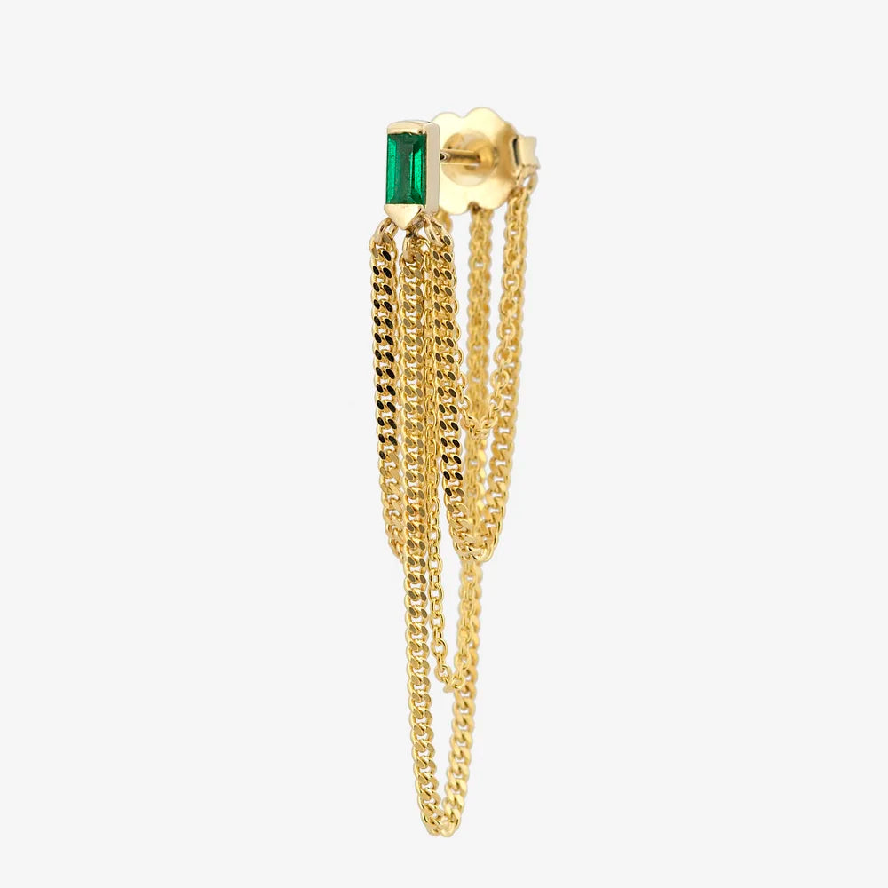 Baguette Chandelier Earring