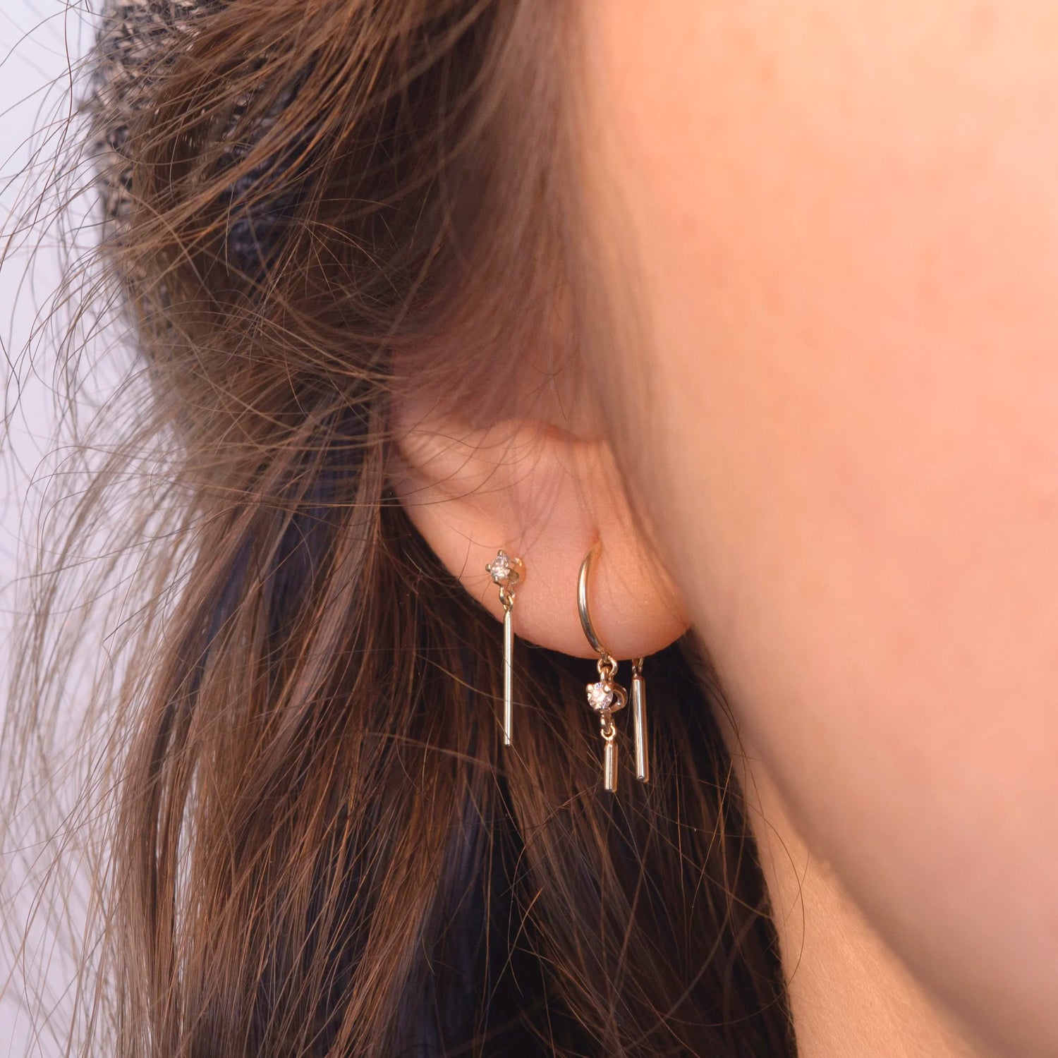 Diamond Wisp Stud