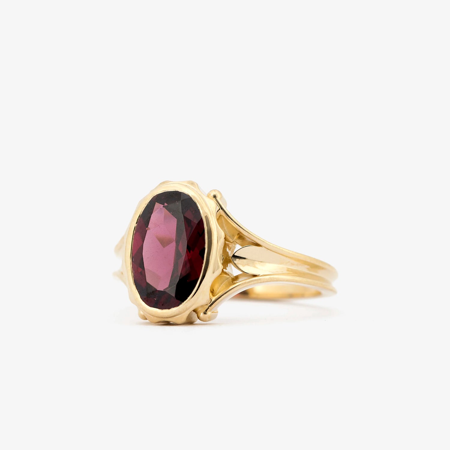 Garnet Signet Ring