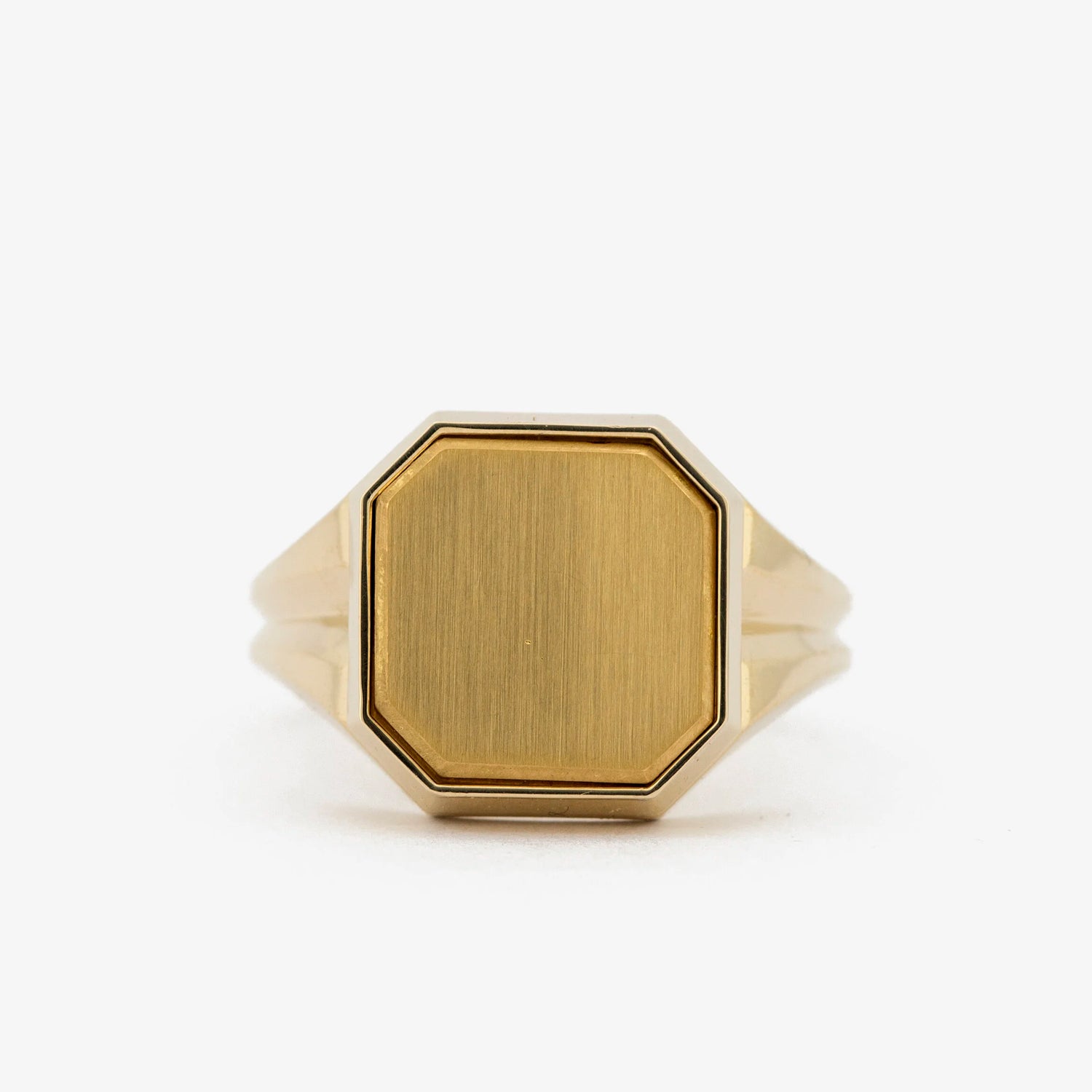 Octagon Signet Ring