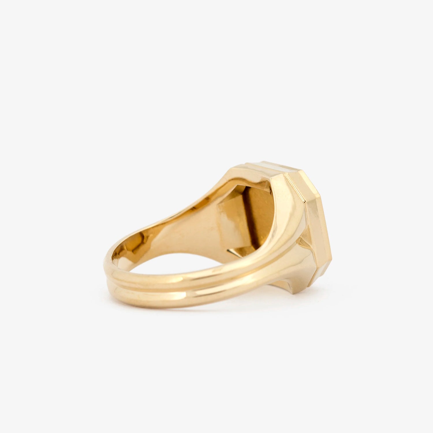 Octagon Signet Ring