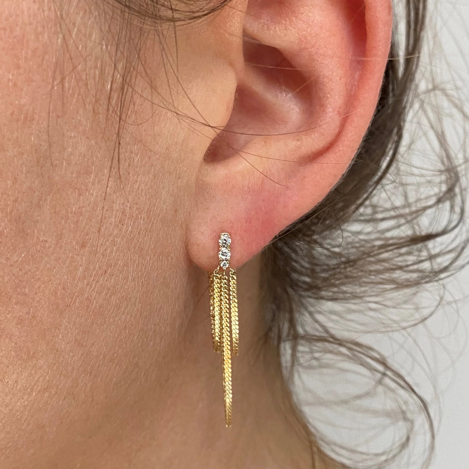 Pave Chandelier Earring